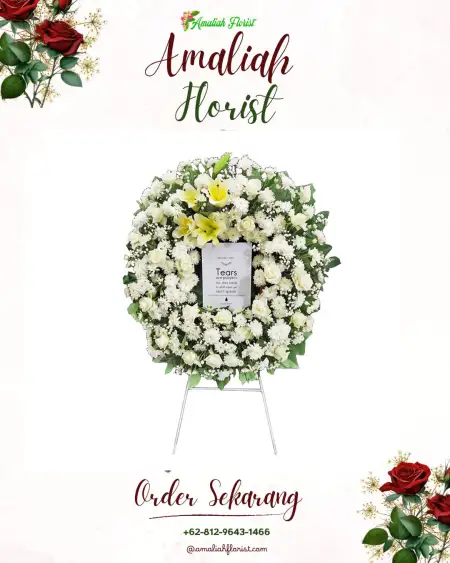 Krans Bunga Duka Karang Anom
